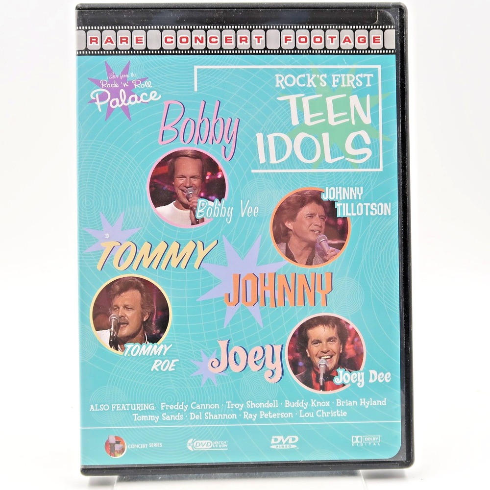 Rock's First Teen Idols Rare Concert Footage Bobby Vee Johnny Tillotson DVD 2004